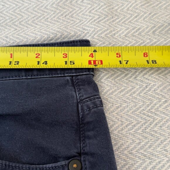 Paige Federal Jeans Mens 30x32 Blue Navy Stretch Straight Leg Casual Preppy - Picture 13 of 15